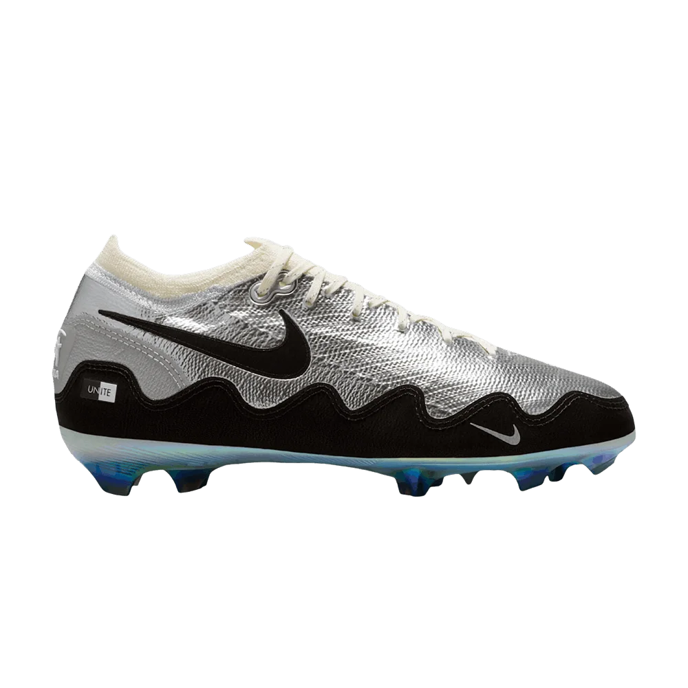Кроссовки Patta x Nike Mercurial Zoom Vapor 16 Elite FG GS 'Waves Pack Black White'