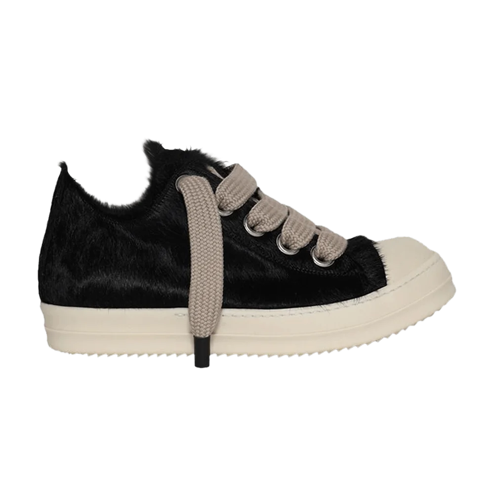 Кроссовки Rick Owens Concordians Jumbo Laced Low 'Black Fur'