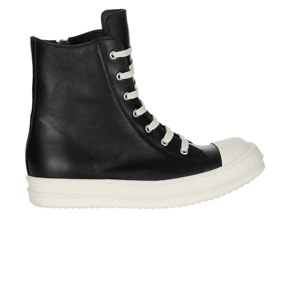 Кроссовки Rick Owens Concordians Leather High 'Black Milk'