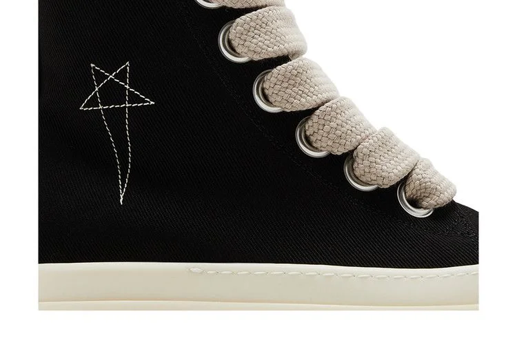 Кроссовки Rick Owens DRKSHDW Jumbo Laced High 'Black Milk'