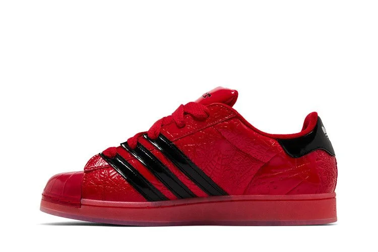 Кроссовки Sp5der x adidas Superstar 'Black Silver Metallic'