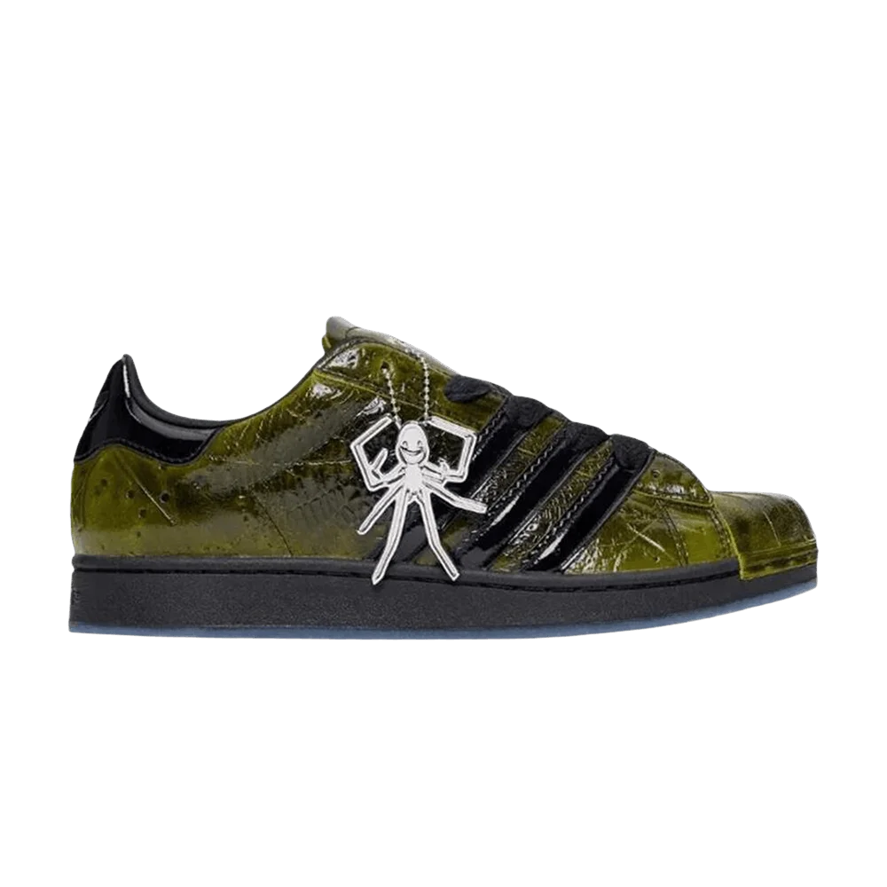 Кроссовки Sp5der x adidas Superstar 'Yellow Black' Sample