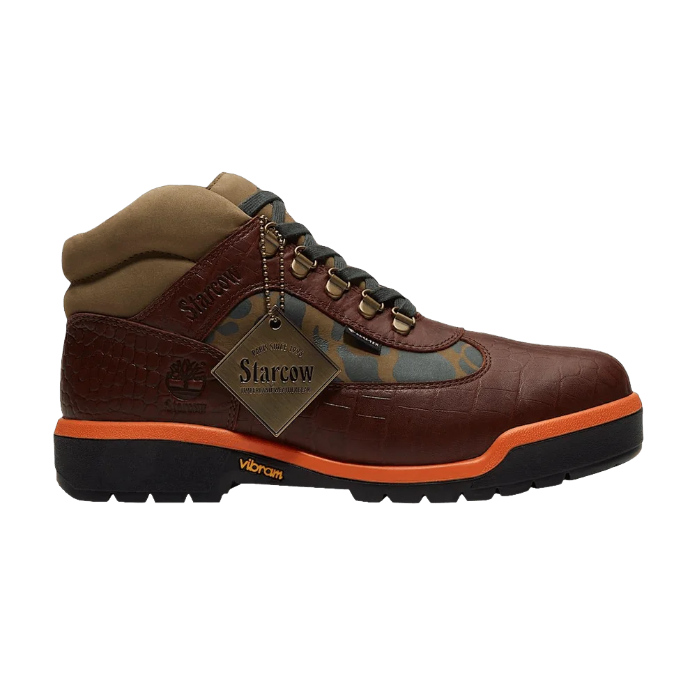 Кроссовки Starcow x Timberland Field Boot Waterproof 'Brown Croc'