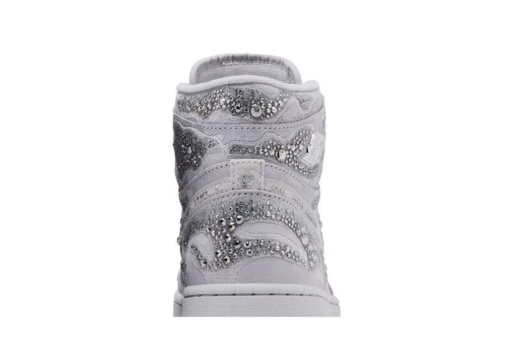 Кроссовки Swarovski x Wmns Air Jordan 1 High OG 'Vast Grey'