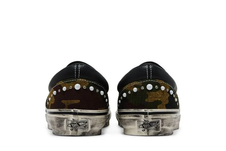 Кроссовки Vans Premium Classic Slip-On 'Pearlized Pack - Camo Black'