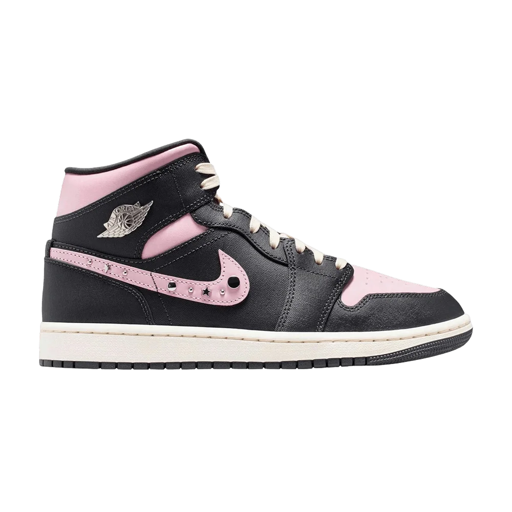 Кроссовки Wmns Air Jordan 1 Mid SE 'Iced Carmine'
