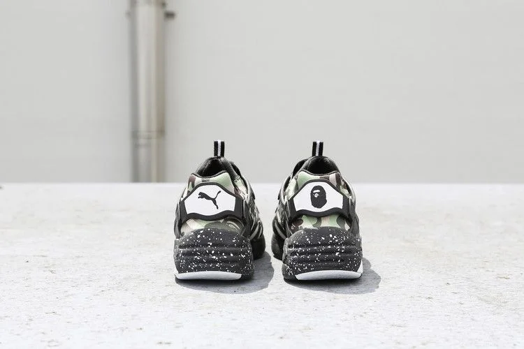 Кроссовки A Bathing Ape x Puma Disc Blaze 'Camo'