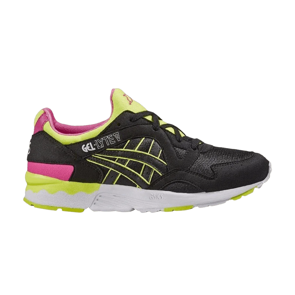 Кроссовки ASICS Gel Lyte 5 GS 'Black Yellow Pink'
