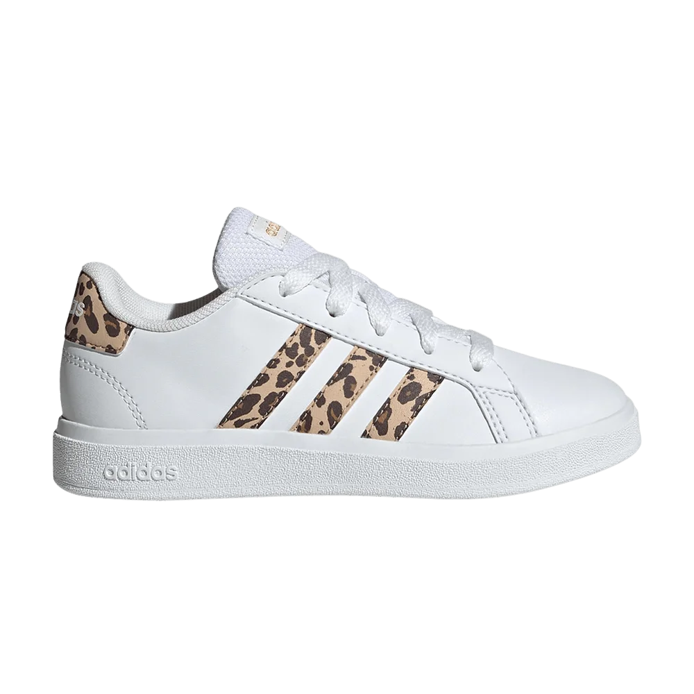 Кроссовки Adidas Grand Court 2.0 K 'Leopard'