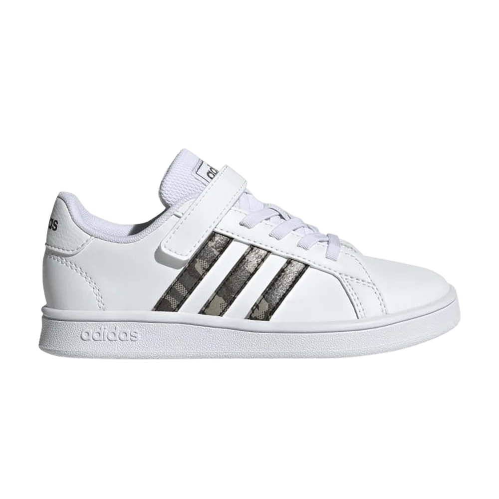 Кроссовки Adidas Grand Court J 'Camo'