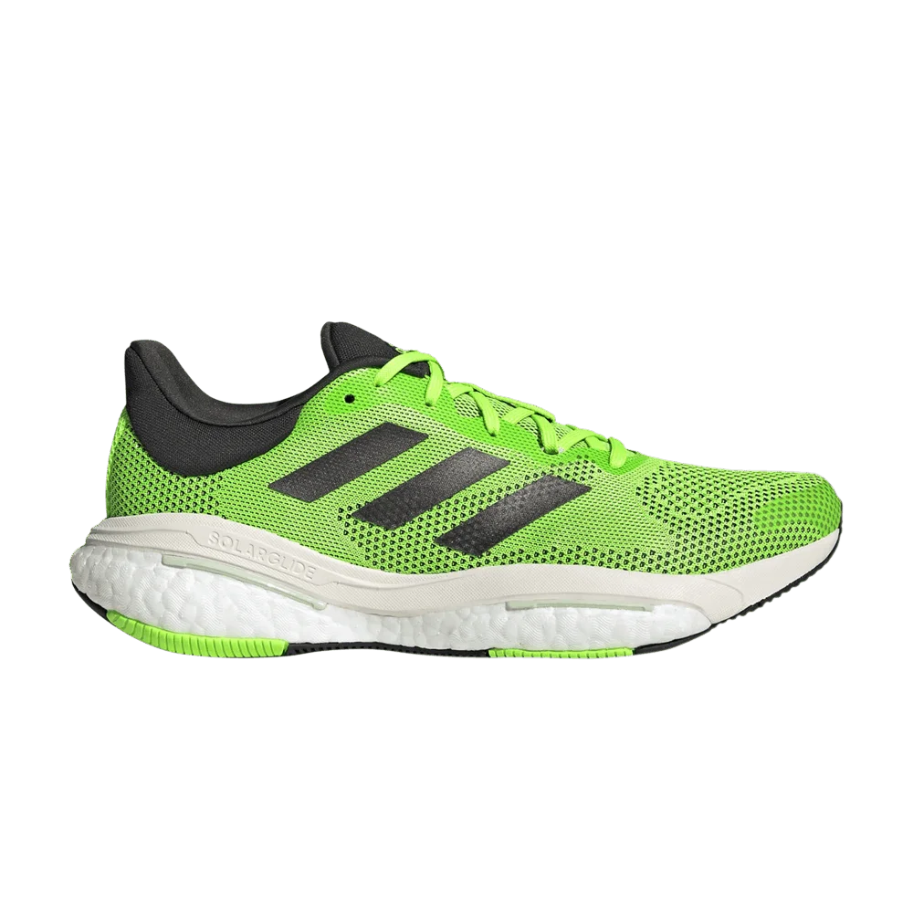 Кроссовки Adidas SolarGlide 5 'Solar Green Black'