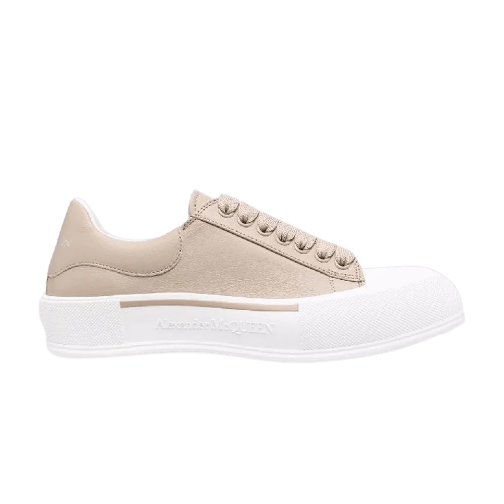 Кроссовки Alexander McQueen Deck Plimsoll 'Beige'
