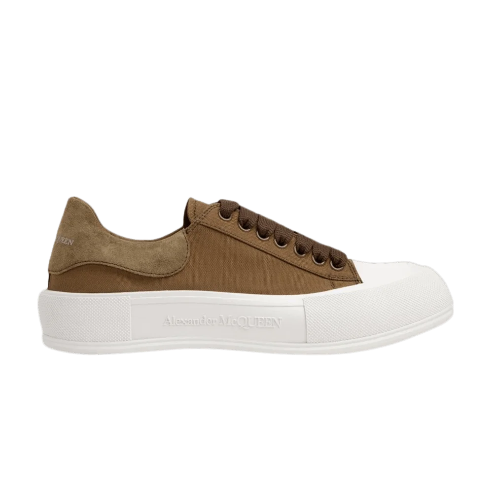 Кроссовки Alexander McQueen Deck Plimsoll 'Khaki'
