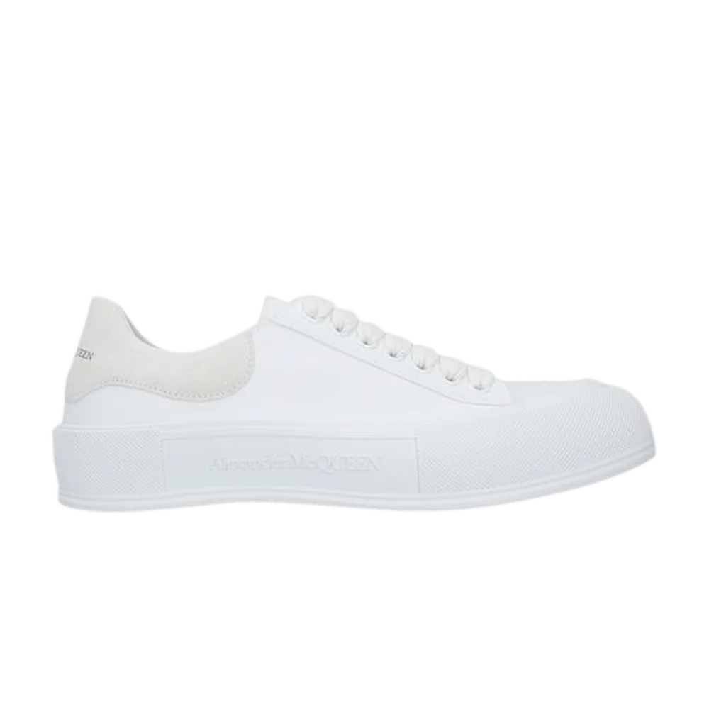 Кроссовки Alexander McQueen Deck Plimsoll Low 'White'