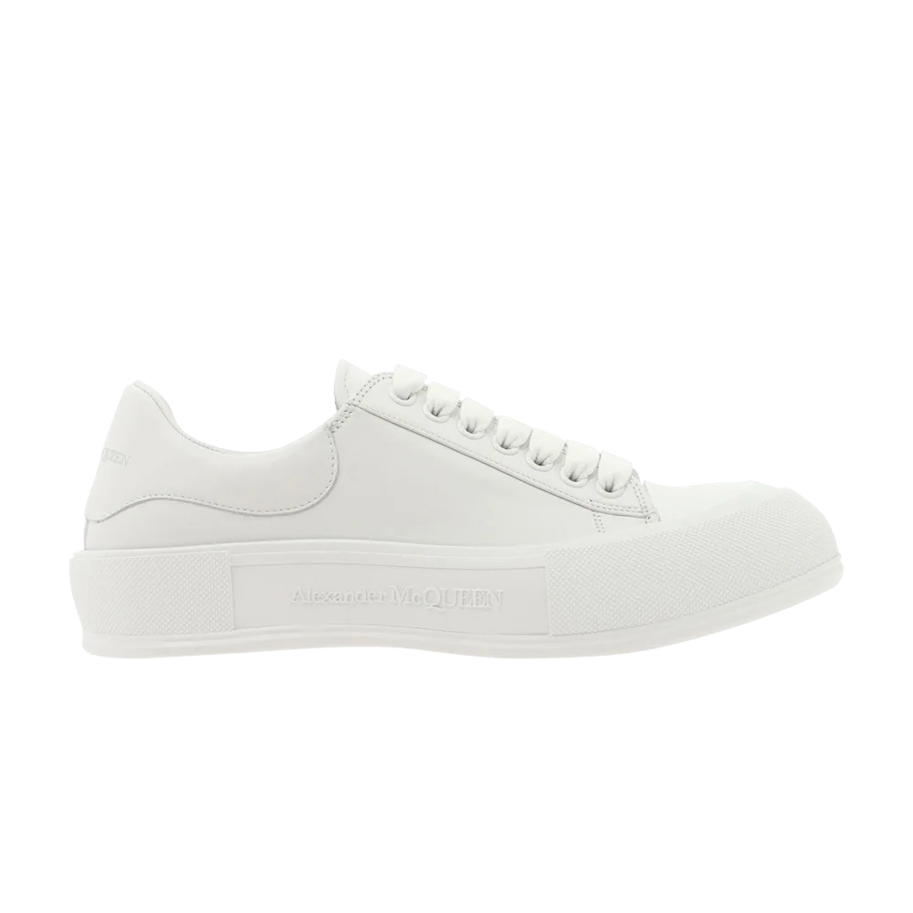 Кроссовки Alexander McQueen Deck Plimsoll 'Optic White'