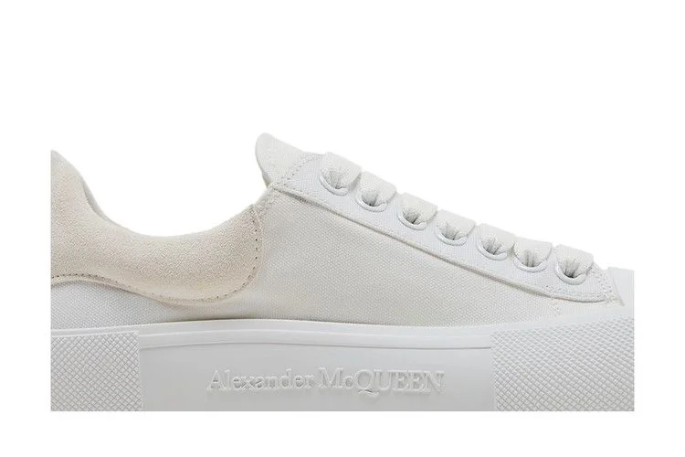 Кроссовки Alexander McQueen Deck Plimsoll 'White'