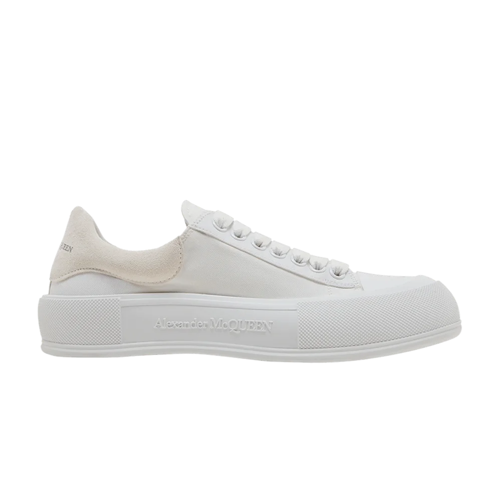 Кроссовки Alexander McQueen Deck Plimsoll 'White'