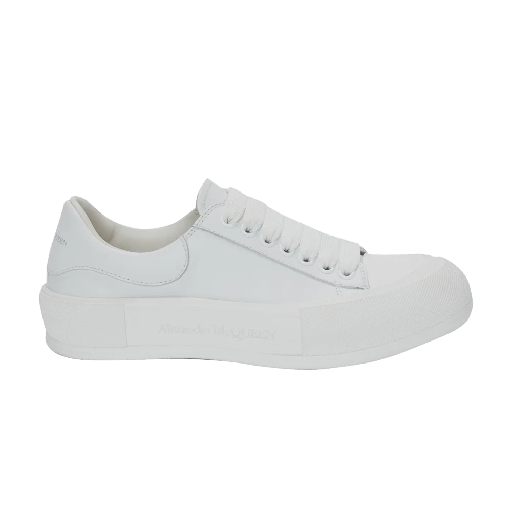 Кроссовки Alexander McQueen Wmns Deck Plimsoll 'Optic White'