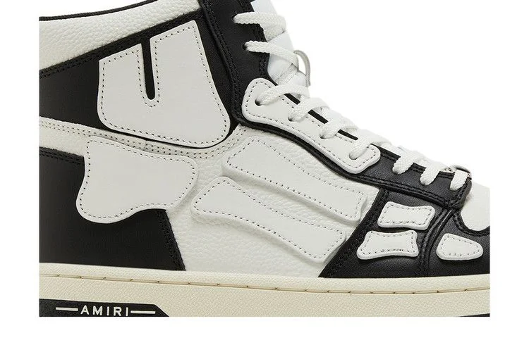 Кроссовки Amiri Skel Top Hi 'Black White'