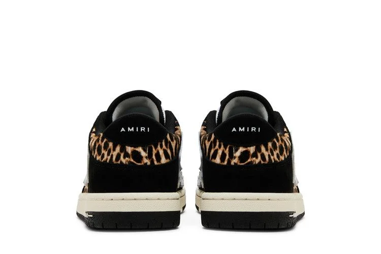 Кроссовки Amiri Skel Top Low 'Black White Leopard'