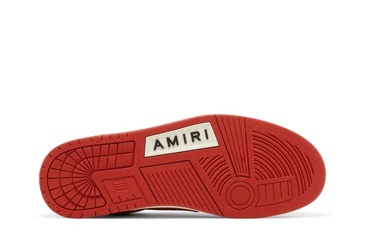 Кроссовки Amiri Skel Top Low 'White Red'