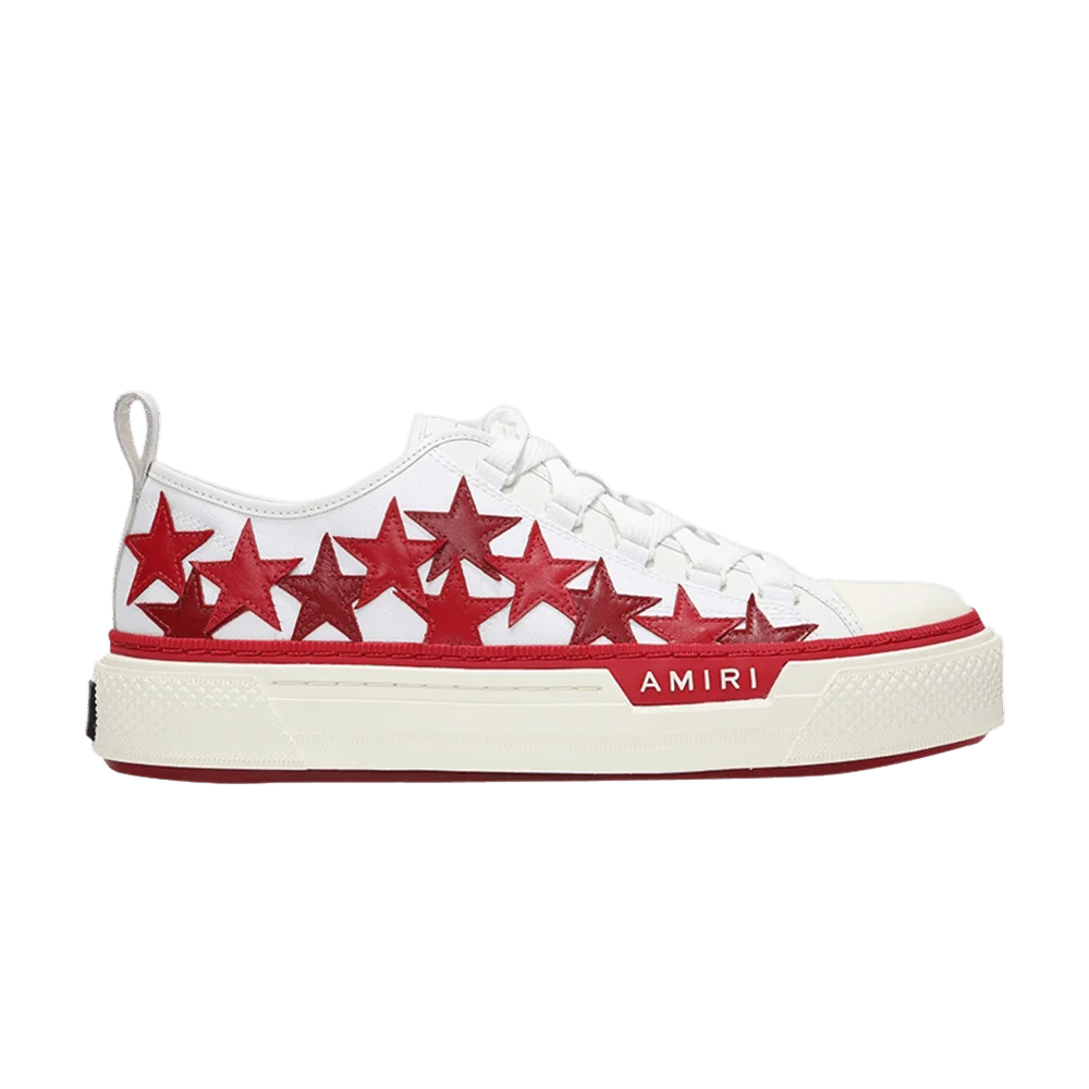 Кроссовки Amiri Stars Court Low 'White Red'
