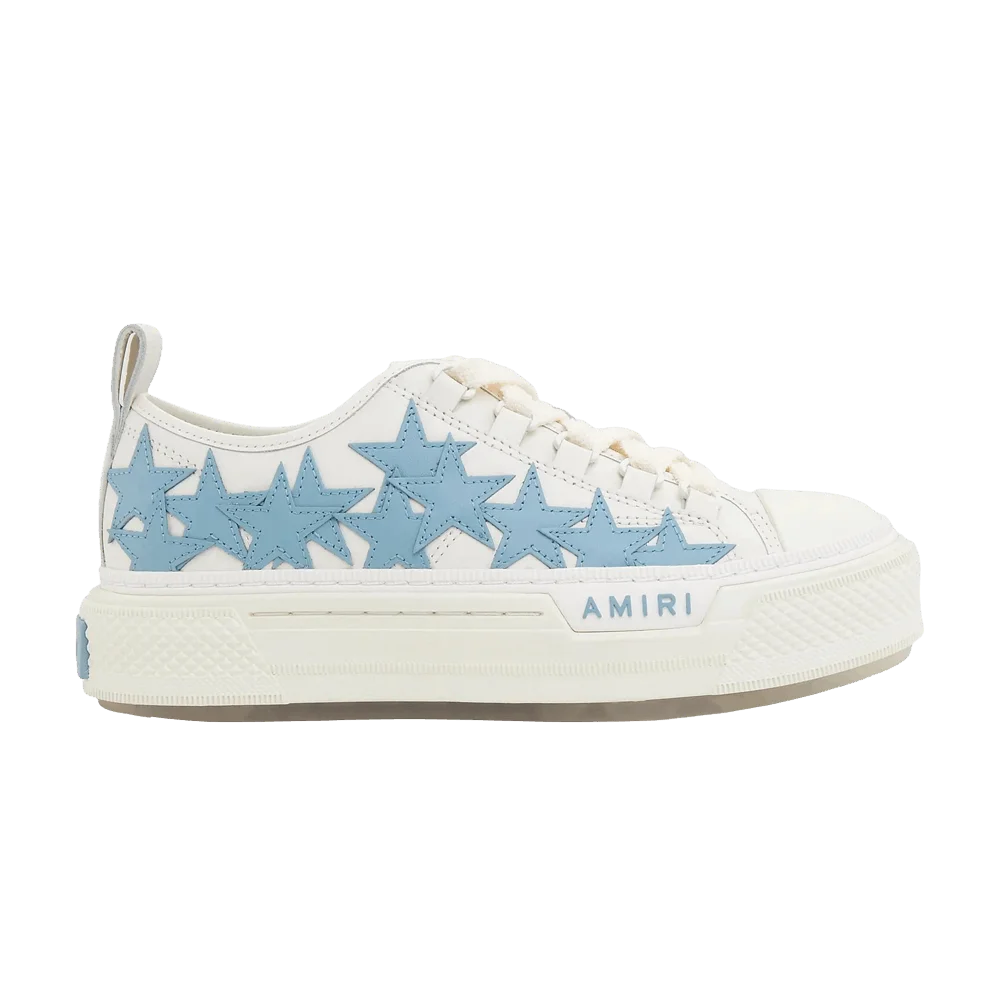 Кроссовки Amiri Wmns Stars Court Leather Low 'Ocean Sky'