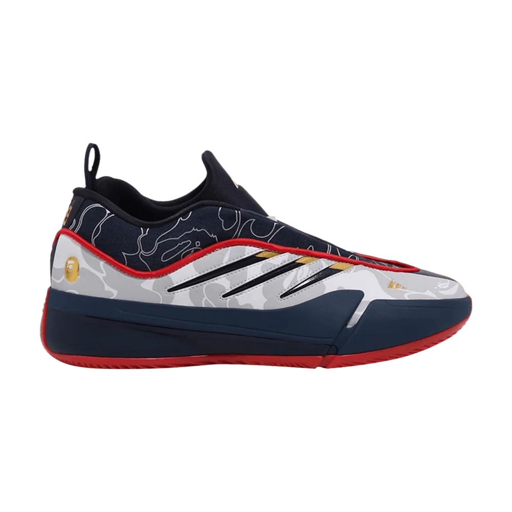 Кроссовки BAPE x adidas Dame 9 'Olympic'