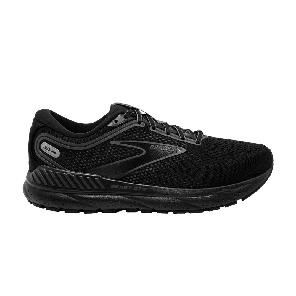 Кроссовки Brooks Beast GTS 23 2E Wide 'Black Gunmetal'