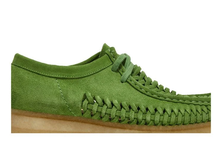 Кроссовки Clarks Supreme x Woven Wallabee 'Green'