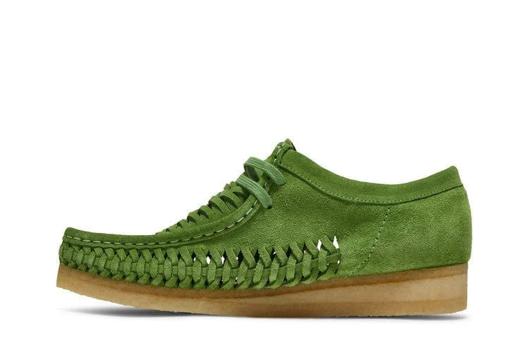 Кроссовки Clarks Supreme x Woven Wallabee 'Green'