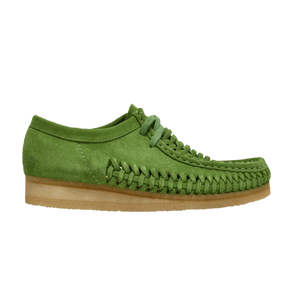 Кроссовки Clarks Supreme x Woven Wallabee 'Green'