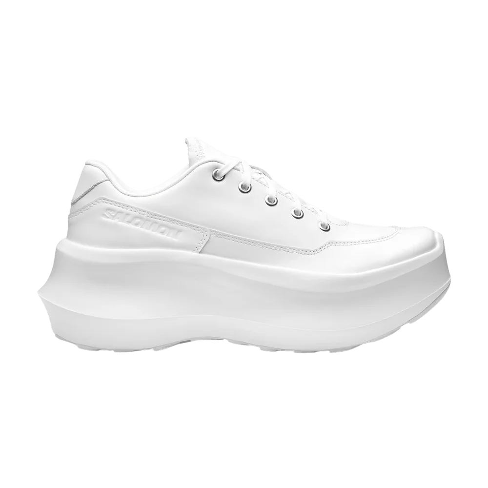 Кроссовки Comme des Garçons x Salomon SR811 Leather Platform 'White'