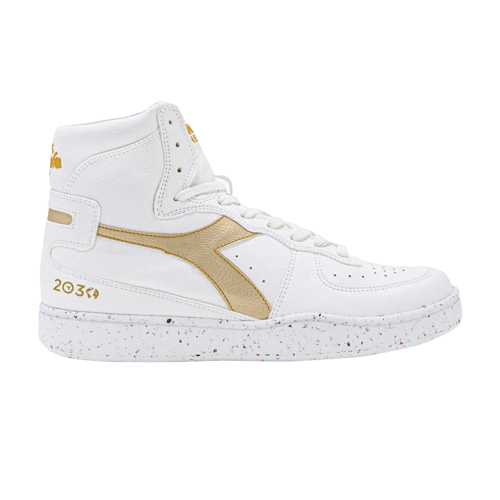 Кроссовки Diadora Mi Basket '2030 - White Rich Gold'