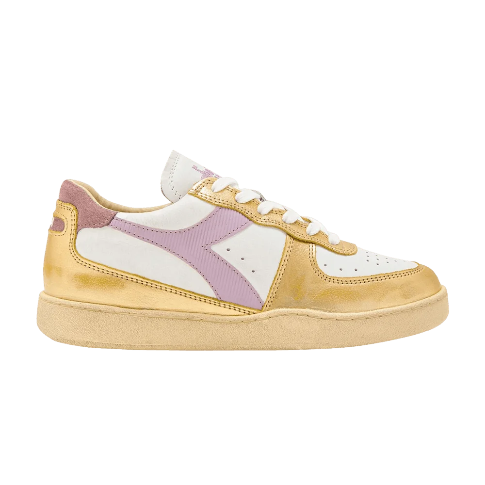 Кроссовки Diadora Mi Basket Low 'Metallic Dirty - Rich Gold'