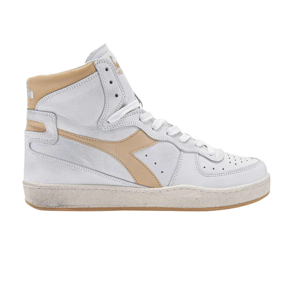 Кроссовки Diadora Mi Basket Used 'White Beige'