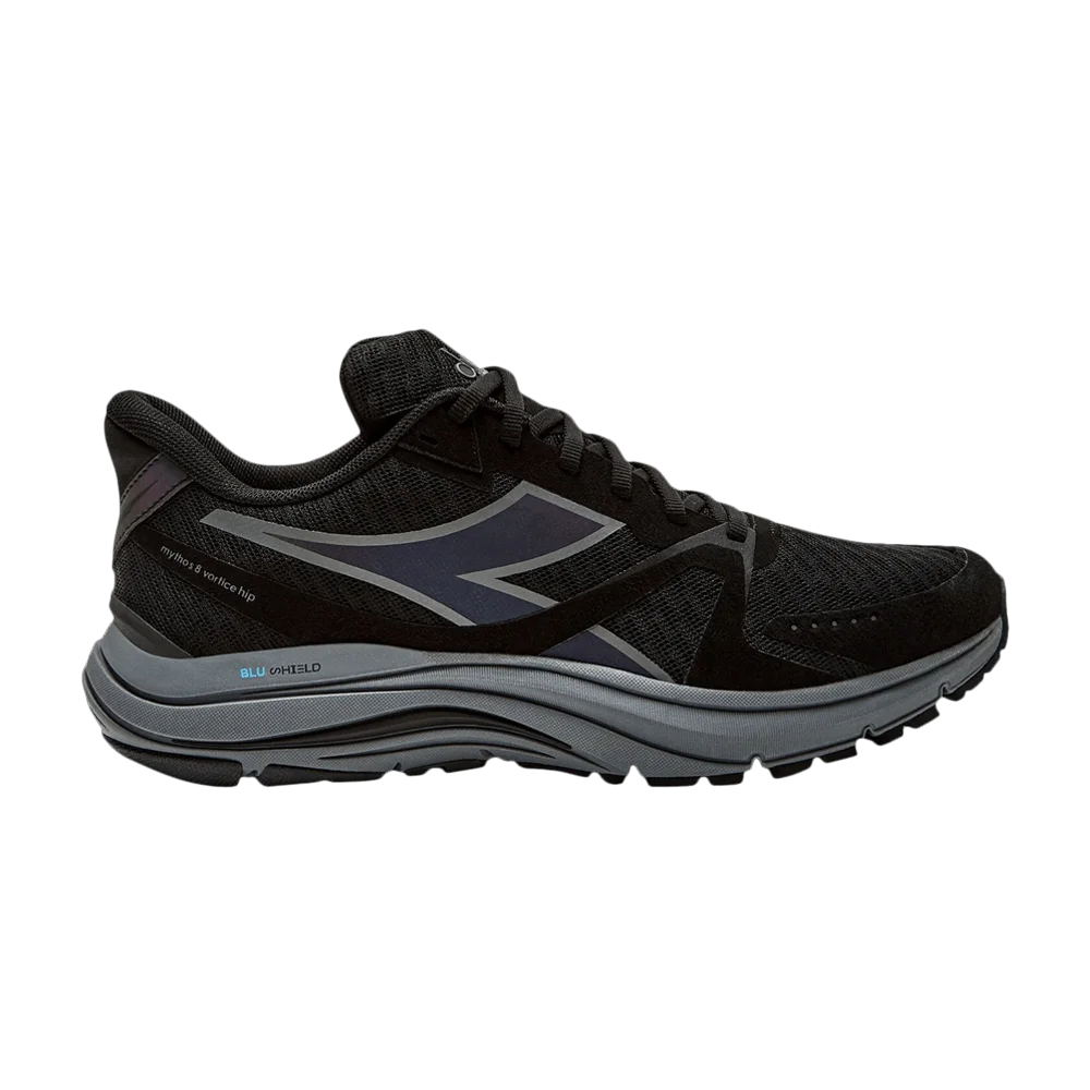Кроссовки Diadora Mythos Blushield 8 Vortice Hip 'Black Light Steel Grey'