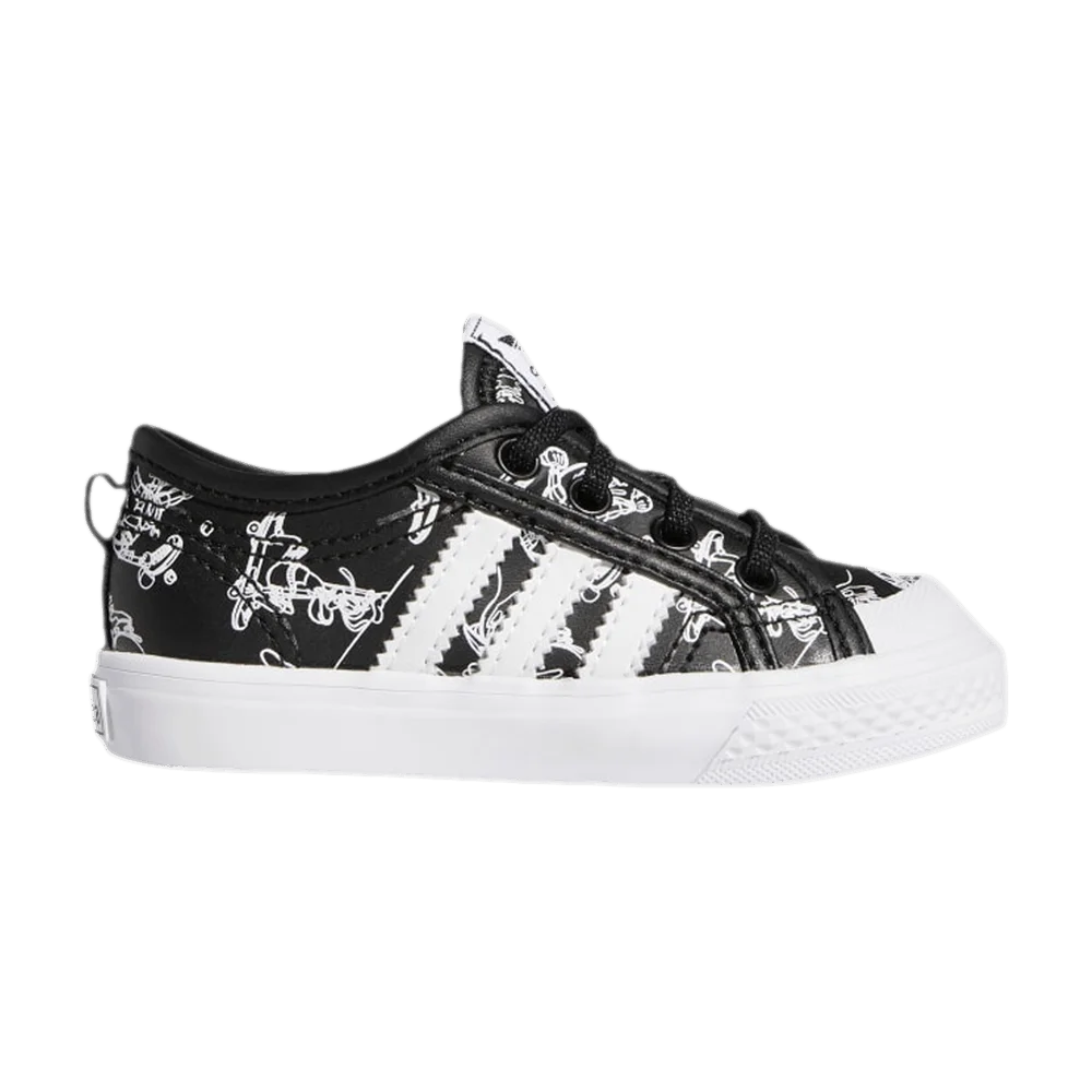 Кроссовки Disney x adidas Nizza Infant 'Sport Goofy Pack - Black'