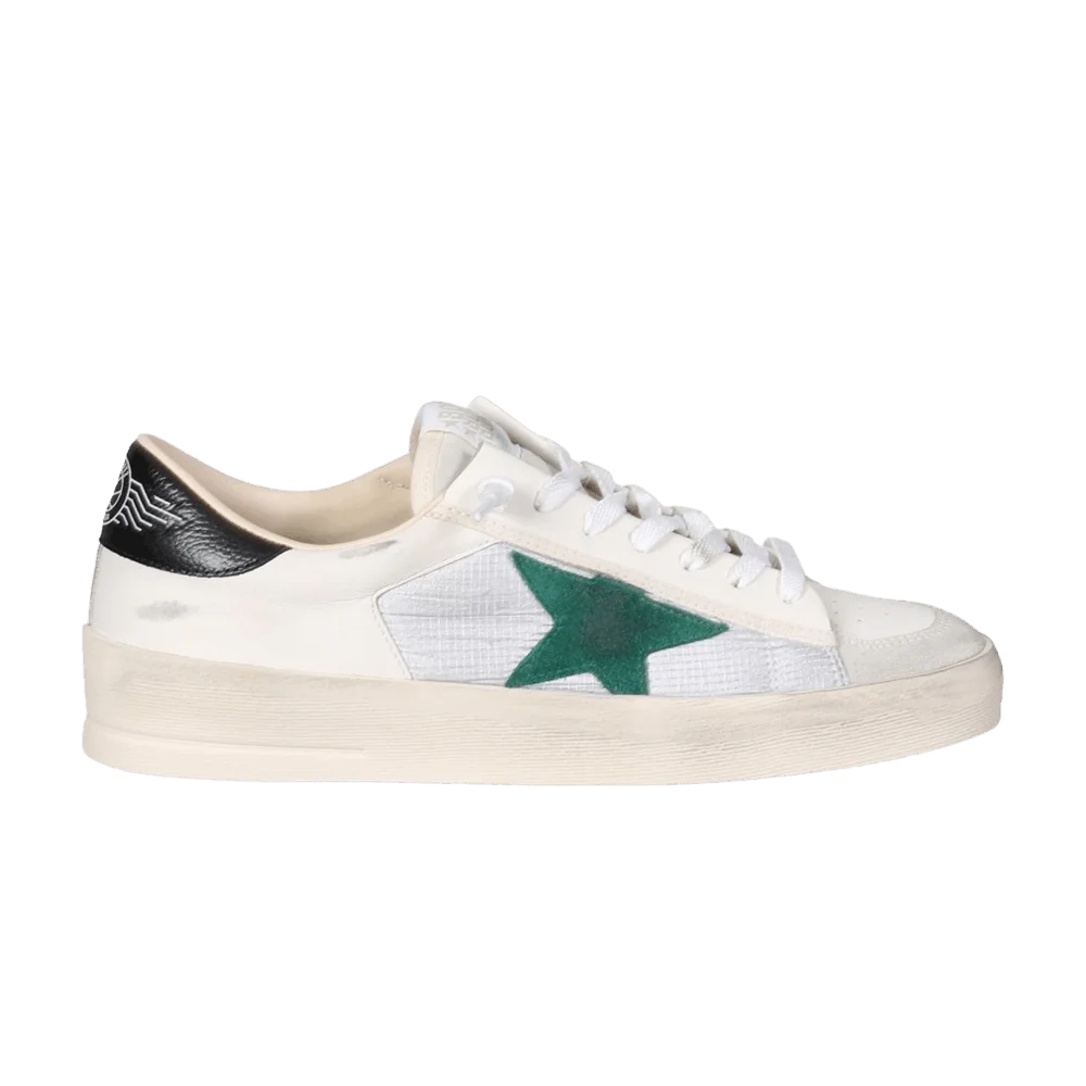Кроссовки Golden Goose Stardan 'White Silver Black Green'
