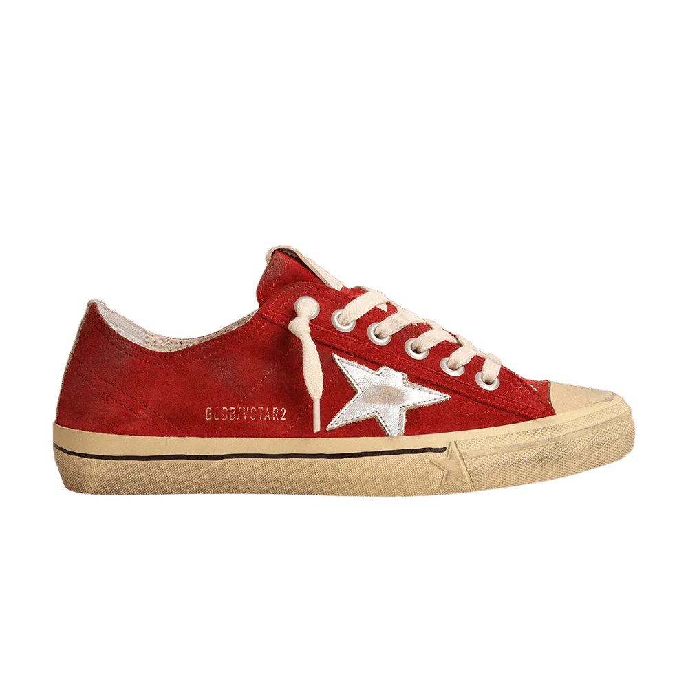 Кроссовки Golden Goose Wmns V-Star LTD 'Dark Red'