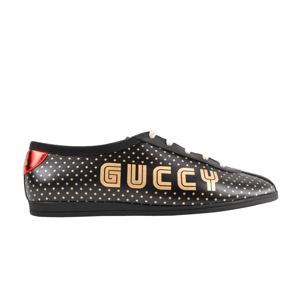 Кроссовки Gucci Falacer Low 'Guccy Print - Black'
