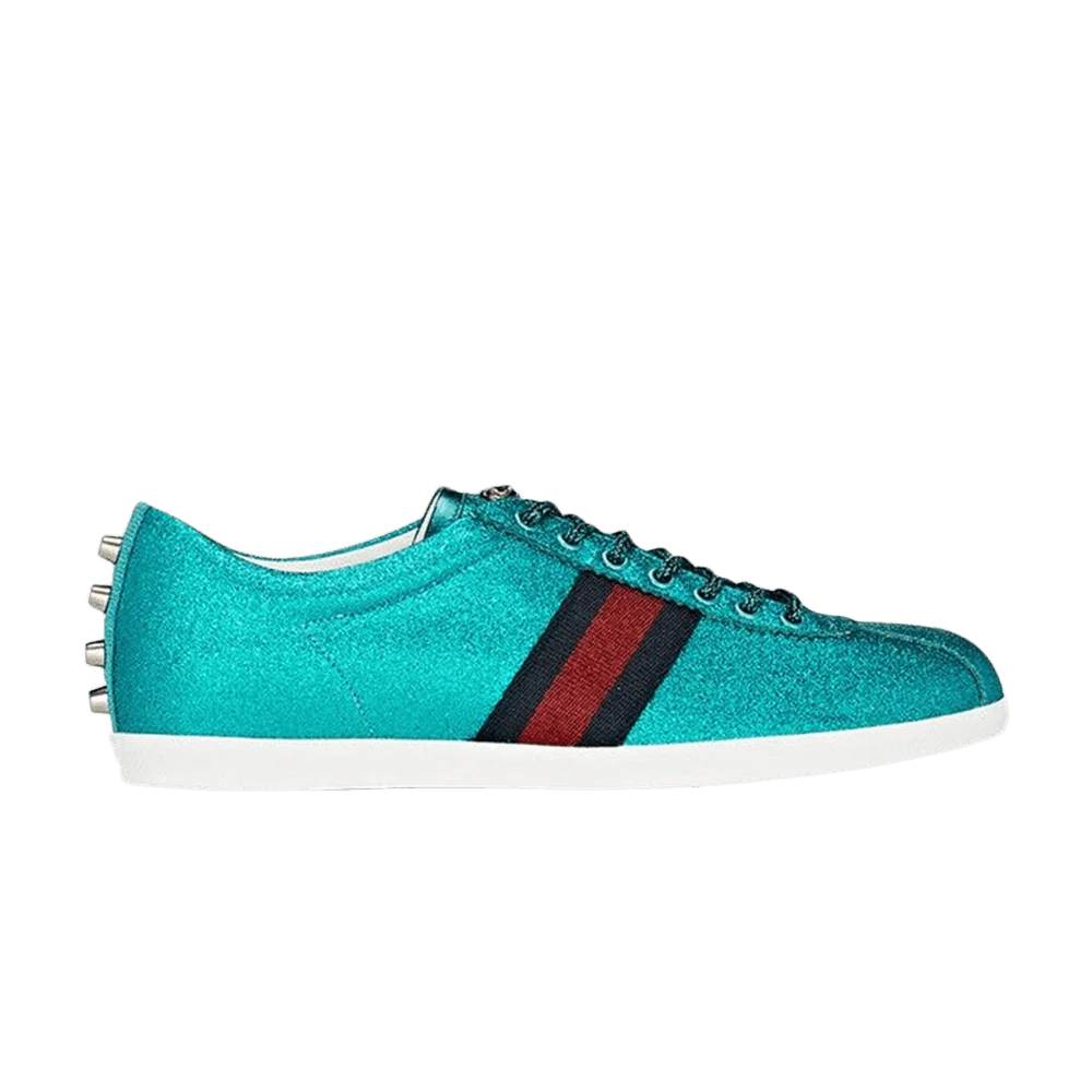 Кроссовки Gucci Glitter Web Low 'Danish Blue'