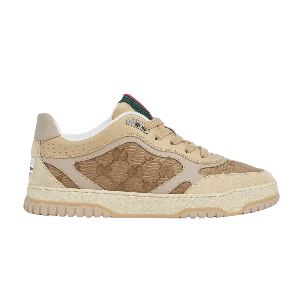 Кроссовки Gucci Re-Web Sneaker 'Beige Dark Brown'