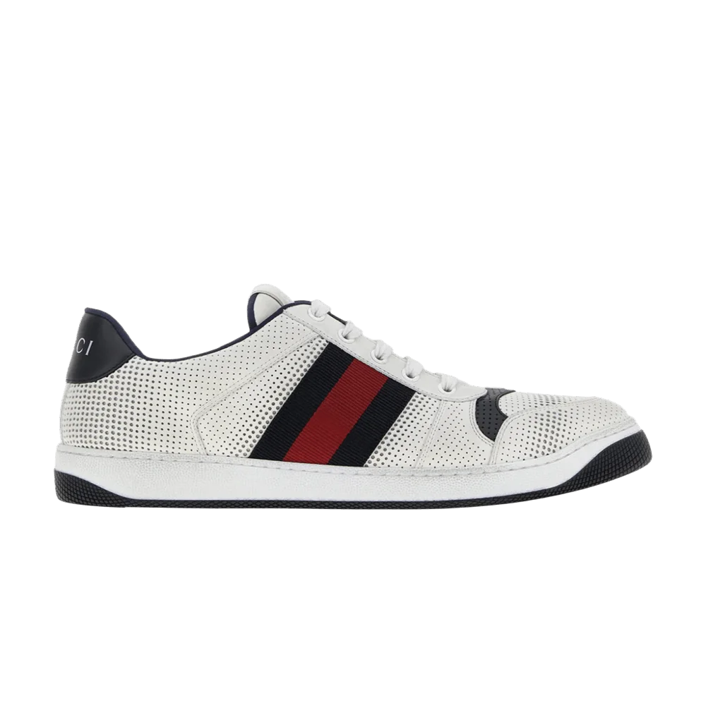 Кроссовки Gucci Screener Sneaker 'White Blue'