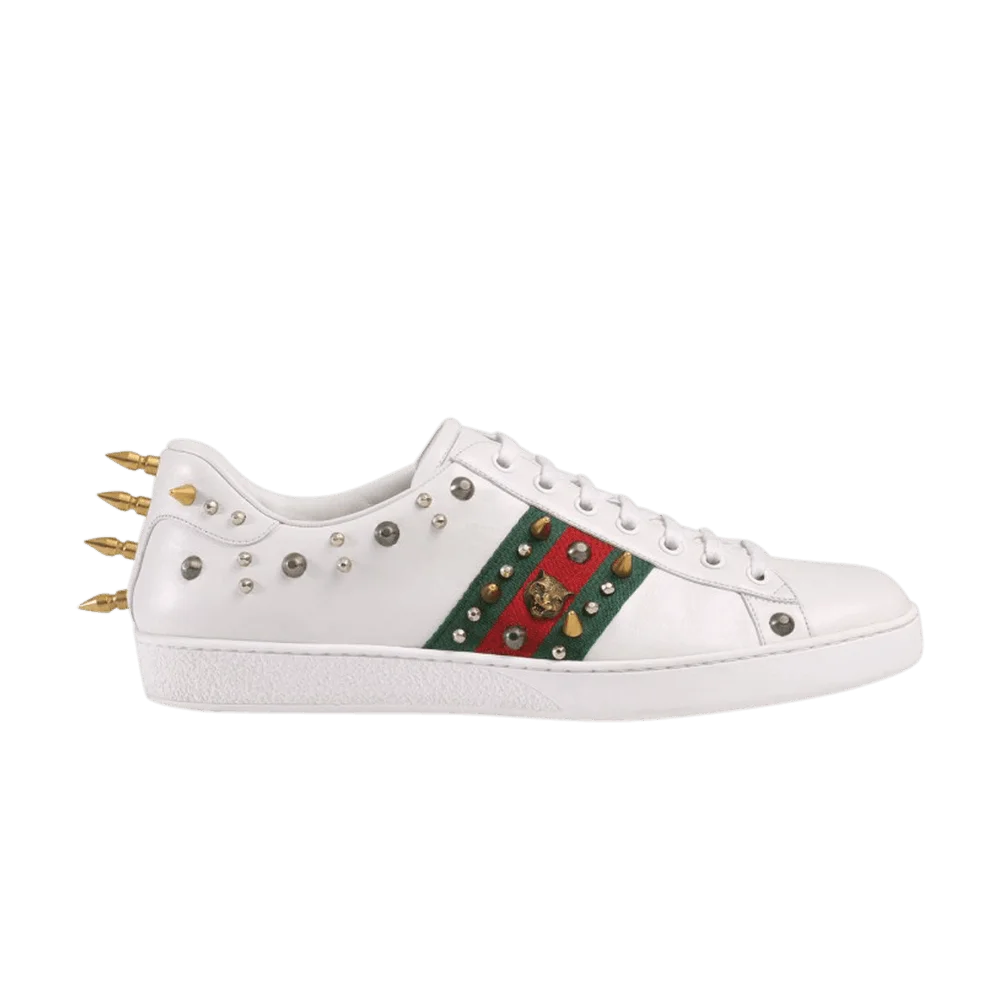 Кроссовки Gucci Wmns Ace Studded Low 'White'