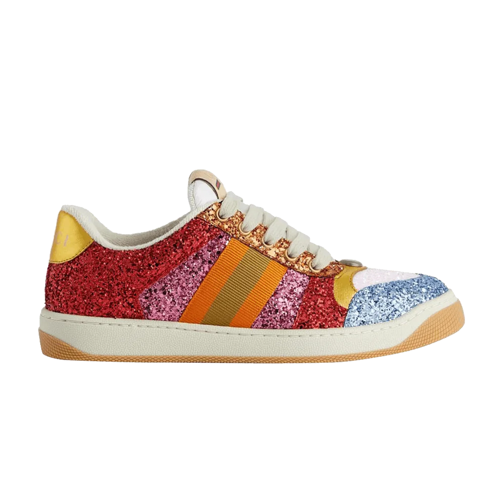 Кроссовки Gucci Wmns Screener 'Multi-Color Embellished Glitter '