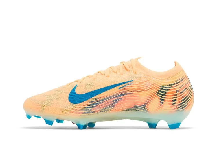Кроссовки Kylian Mbappé x Nike Mercurial Vapor 16 Elite 'Melon Tint/Igloo/Neo Turquoise'