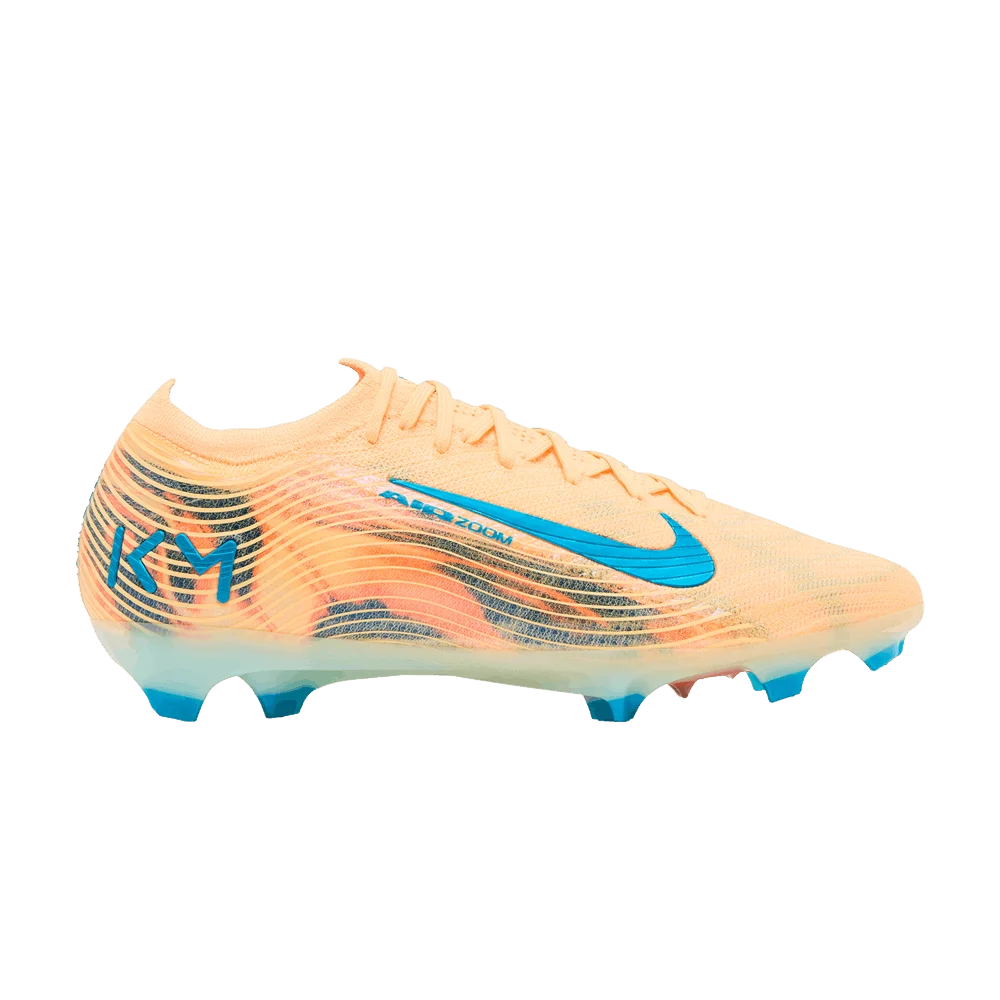 Кроссовки Kylian Mbappé x Nike Mercurial Vapor 16 Elite 'Melon Tint/Igloo/Neo Turquoise'