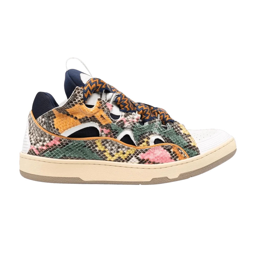 Кроссовки Lanvin Curb Sneakers 'Multi-Color Snakeskin'