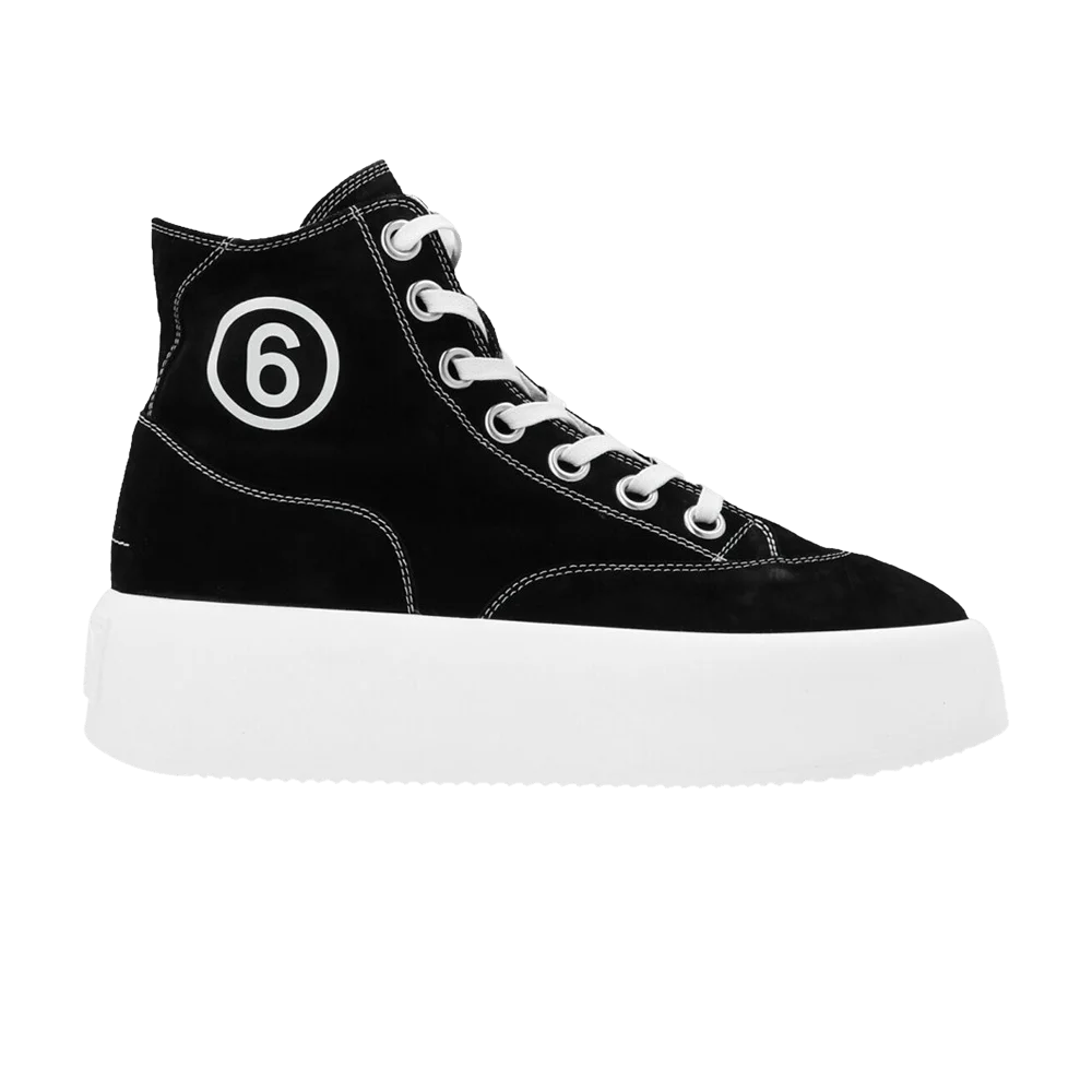 Кроссовки MM6 Maison Margiela Wmns Platform High 'Black White'